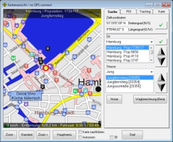 ShowGPS - Kartenansicht und Suche
